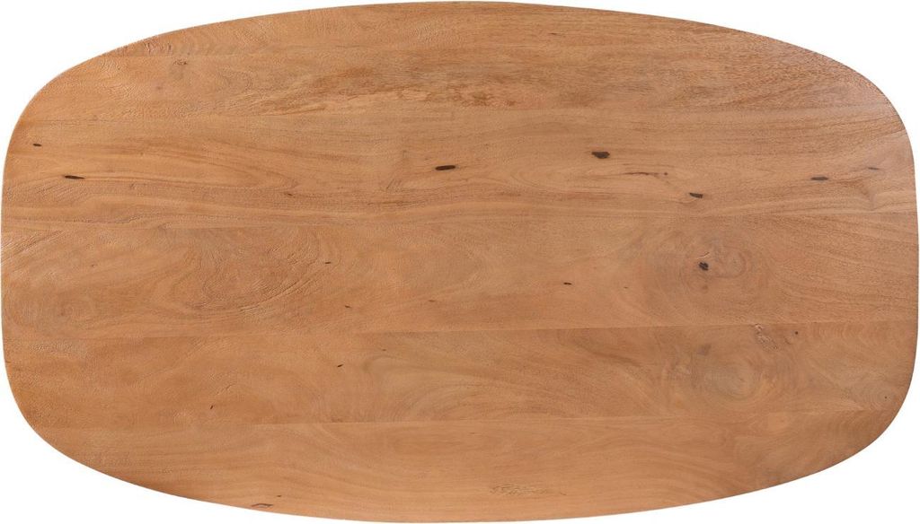 Dimora Esstisch Mangoholz Natural Dänisches Oval 160 cm, Masse:200 cm X 100 cm