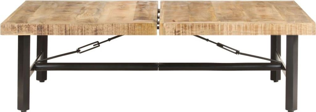 vidaXL Couchtisch 142x90x42 cm Massivholz Mango