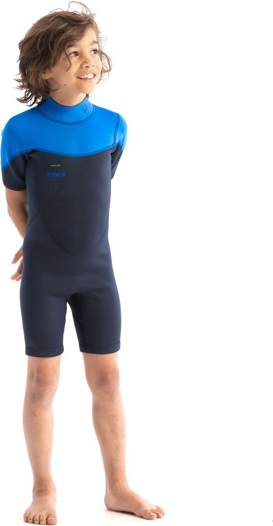 Jobe Boston 2mm Shorty Neoprenanzug Kinder, Farbe:Blau, Größe:164