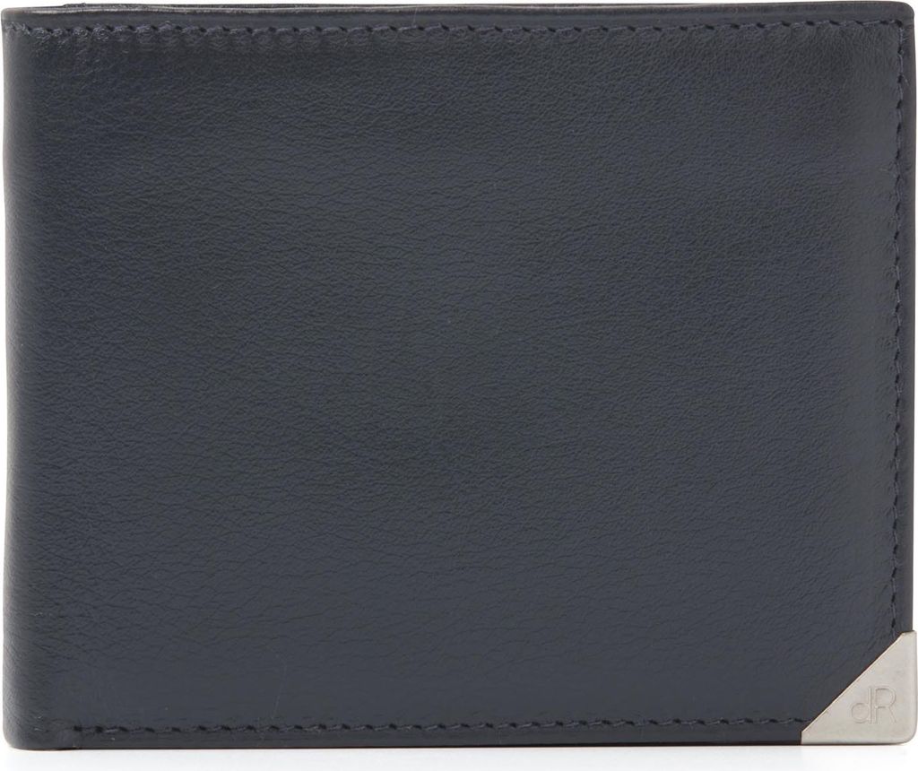 dR Amsterdam Brieftasche Herren | 8 Debitkarten, Briefgeldfach und Münzfach | RFID-Schutz | Herren Kartenhalter | Toronto - 15524 Blue