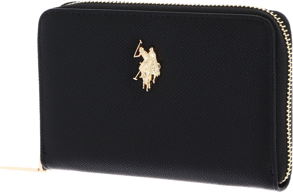 U.S. POLO ASSN. Geldbörse Jones Zip Wallet Black schwarz