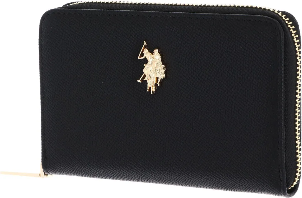 Portafoglio Nero U.S. Polo Assn. Jones Zip Wallet - Shopping Online