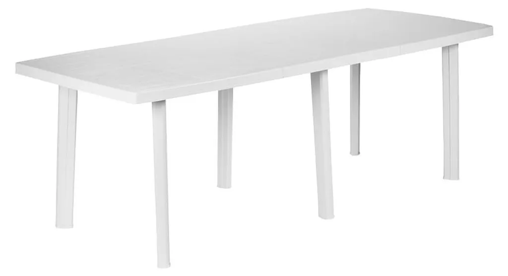 Table à manger extensible Trio blanche 216 cm idéale pour recevoir de grands groupes