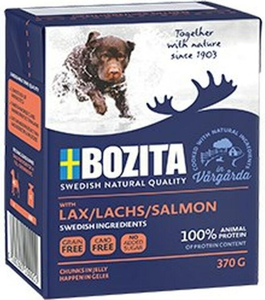 Bozita 00004260, Dorosły, Łososiowy, 370 g Zdjęcie produktu 