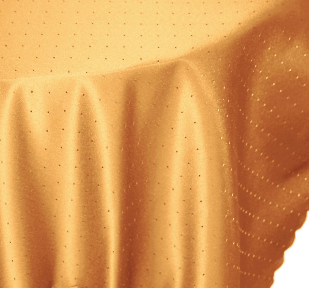 Tischdecke 130x260 cm gelb oval Mitteldecke Punkte bügelfrei fleckenabweisend