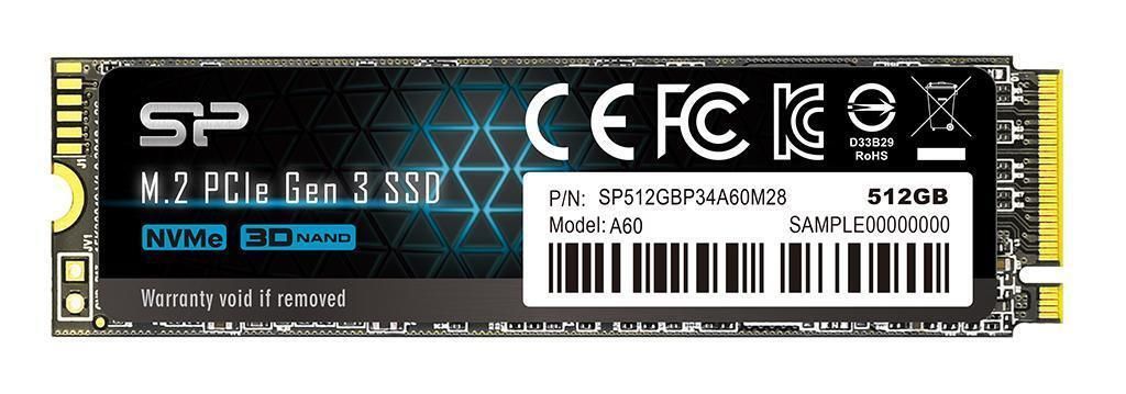 Silicon Power P34A60 - 512 GB - M.2 - 2200 MB/s Produktbild 