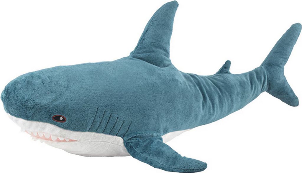 BLAHAJ Ikea Stoffspielzeug, Blau Hai, 100cm Produktbild 