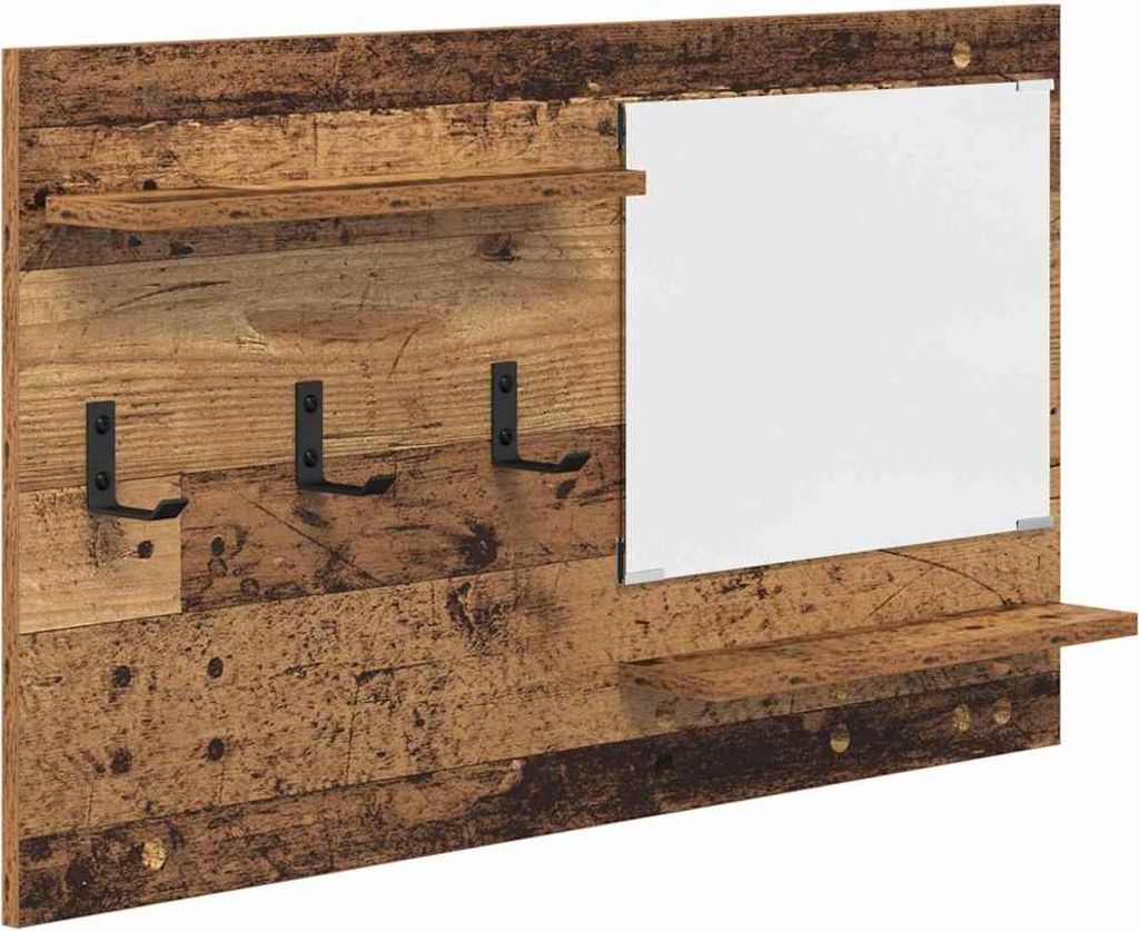 Wandmontierter nachttisch Altholz 90 x 10 x 50 cm Holzwerkstoff