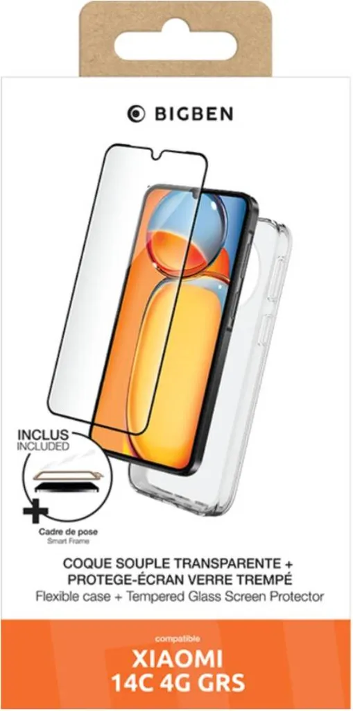 Pack Mobile Xiaomi Redmi 14C 4G avec Accessoires de Protection SmartF - 2