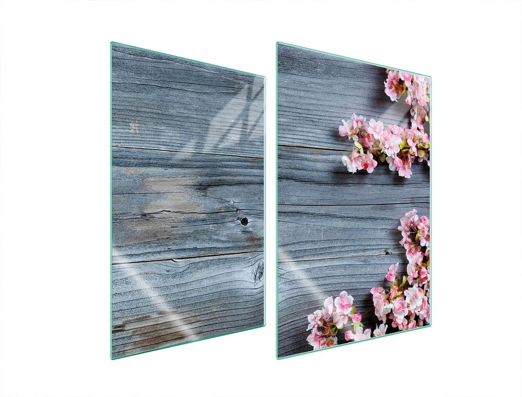 Glasschutzplatte Für Küche 2X35X52 Holz