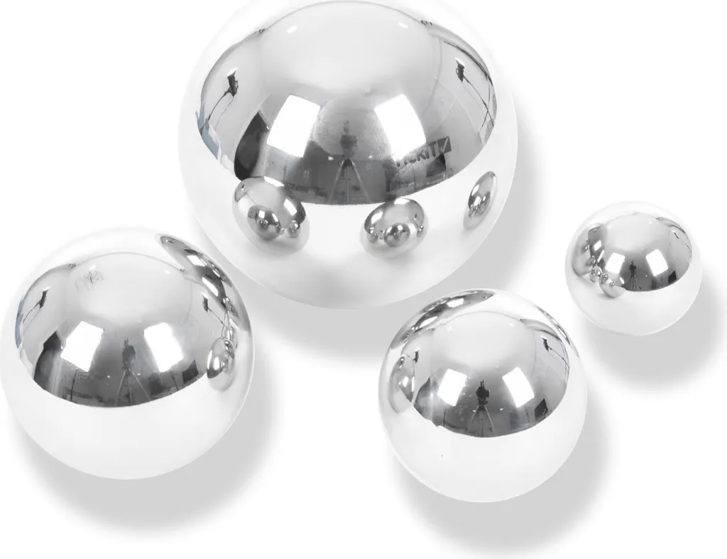 Boules de Jeu Sensorielles Argentées : Kit d'Éveil 4 Tailles Différentes