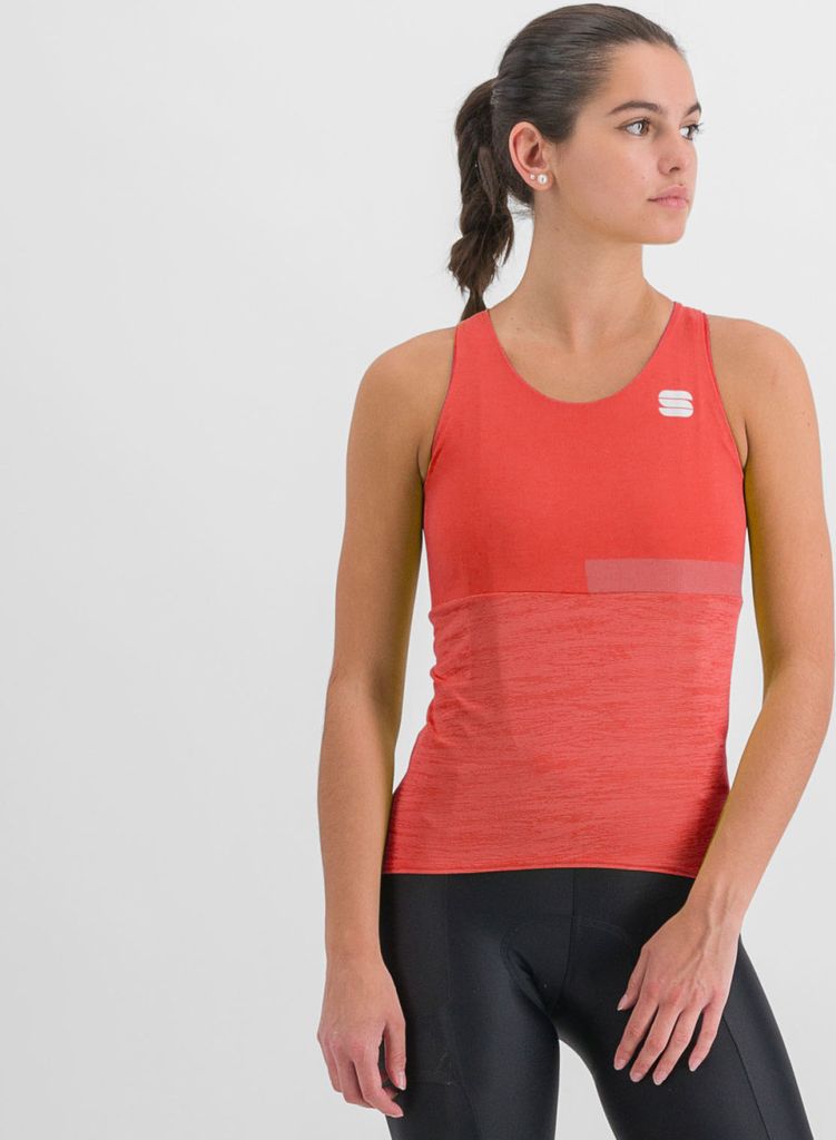 SPORTFUL Fahrrad-Muskelshirt - GIARA - Rot M