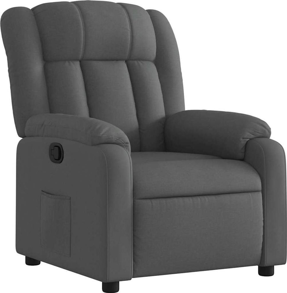 vidaXL Relaxsessel Dunkelgrau Stoff Produktbild 