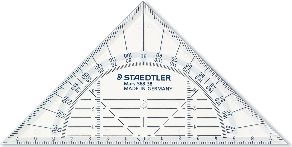 Geodreieck 16cm Mars 568 38 lot de 10 pour géométrie et dessin scolaire