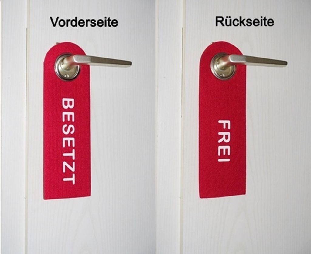 GKA Türhänger aus Filz Türschild Dekoschild Filzschild Produktbild 