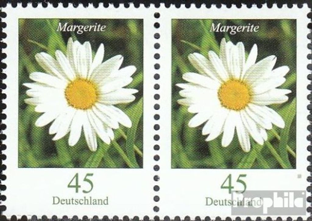 Briefmarken BRD (BR.Deutschland) 2005 Mi 2451wP waagerechtes Paar (kompl.Ausg.) postfrisch Blumen