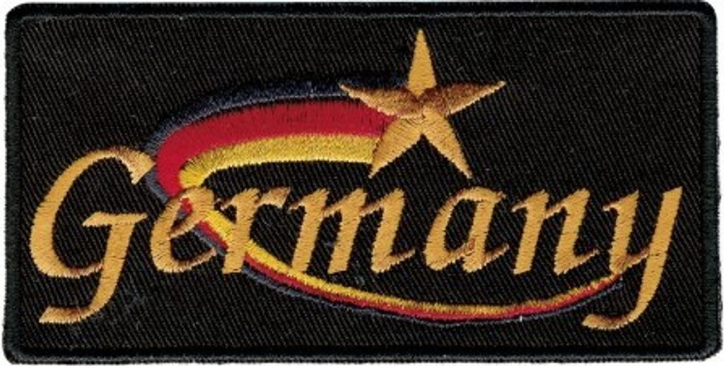 Aufnäher Länderflagge - Germany - 00032 Gr. ca. 8 x 5cm