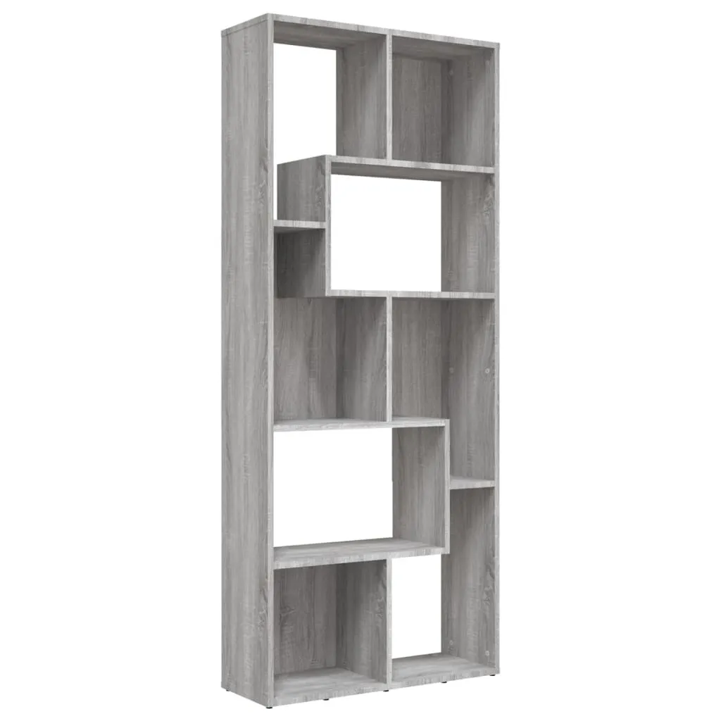 Libreria Economica SYFAX Grigio Sonoma 67x24x161 - Scaffale Libri