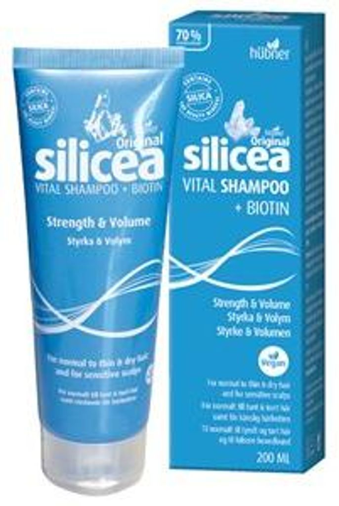 Hubner Silicea Vital Shampoo Biotine (200 ml) Productafbeelding 