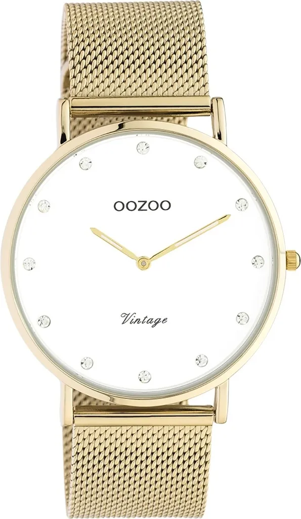 Montre Vintage Oozoo C20236 Dorée : Accessoire Idéal pour Tenue Chic