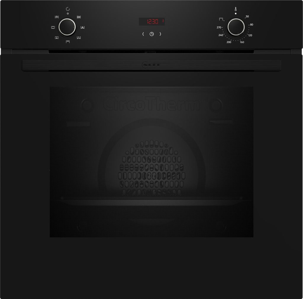 Neff N 30, Einbau-Backofen, 60 x 60 cm, Schwarz, B1CCC0AK3 Immagine del prodotto 