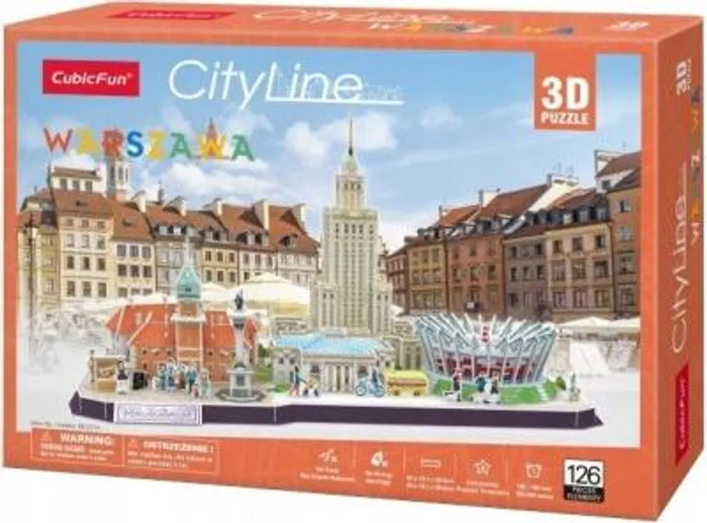 Puzzle 3D Varsovie 20271 : Le cadeau parfait sans souci de colle ni bazar
