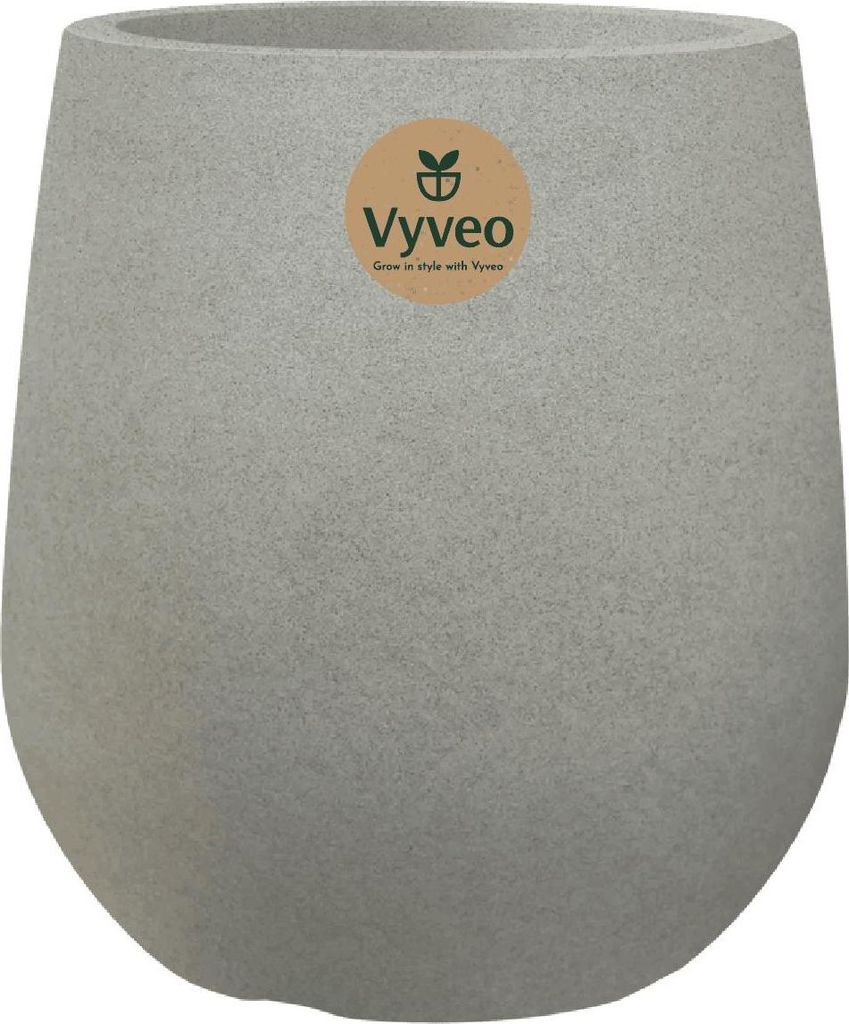Vyveo - Blumentopf Amari - Grau - 27x30 Produktbild 