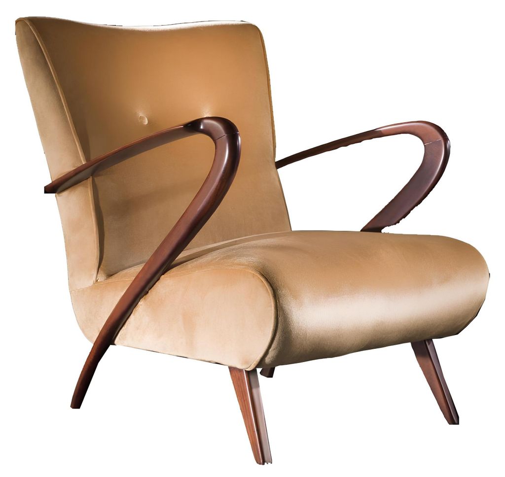 Wohnzimmer Stuhl Arbeitszimmer Holz Luxus Möbel Designer Produktbild 