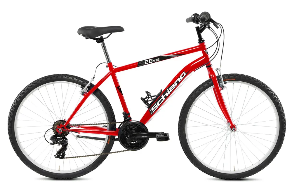 VTT Homme 26 Pouces Tout-Terrain avec Dérailleur Fluide 18 Vitesses
