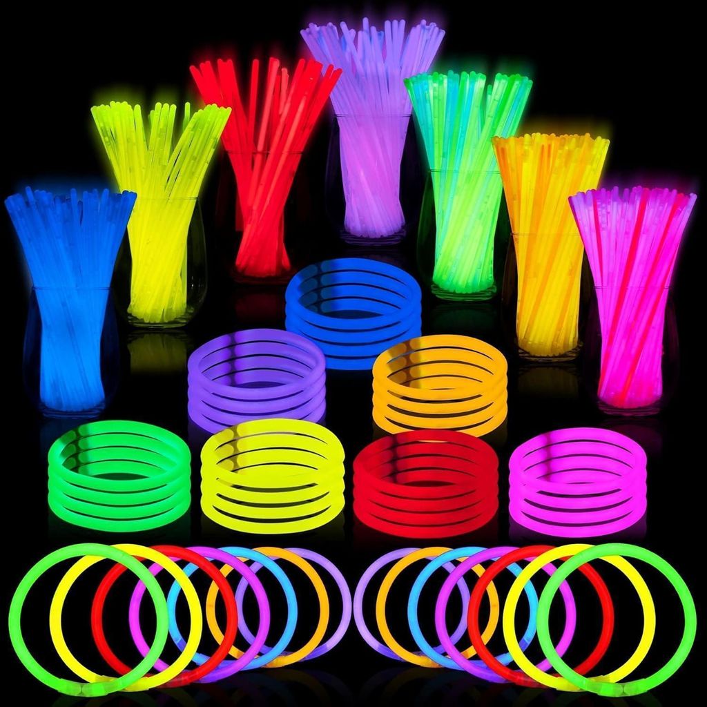 JOYIN 300pcs Knicklichter Neon Leuchtstäbe Party Deko 20.3 Produktbild 