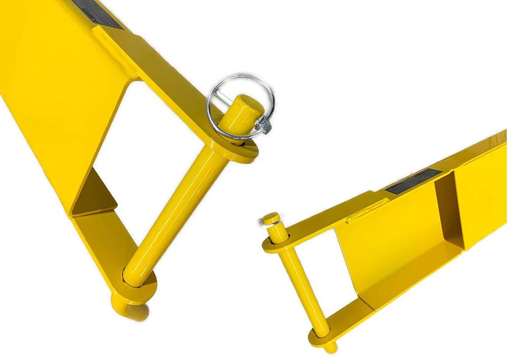 1 Paar 200cm Gabelverlängerung für Stapler Frontlader Zinkenverlängerung Gelb 