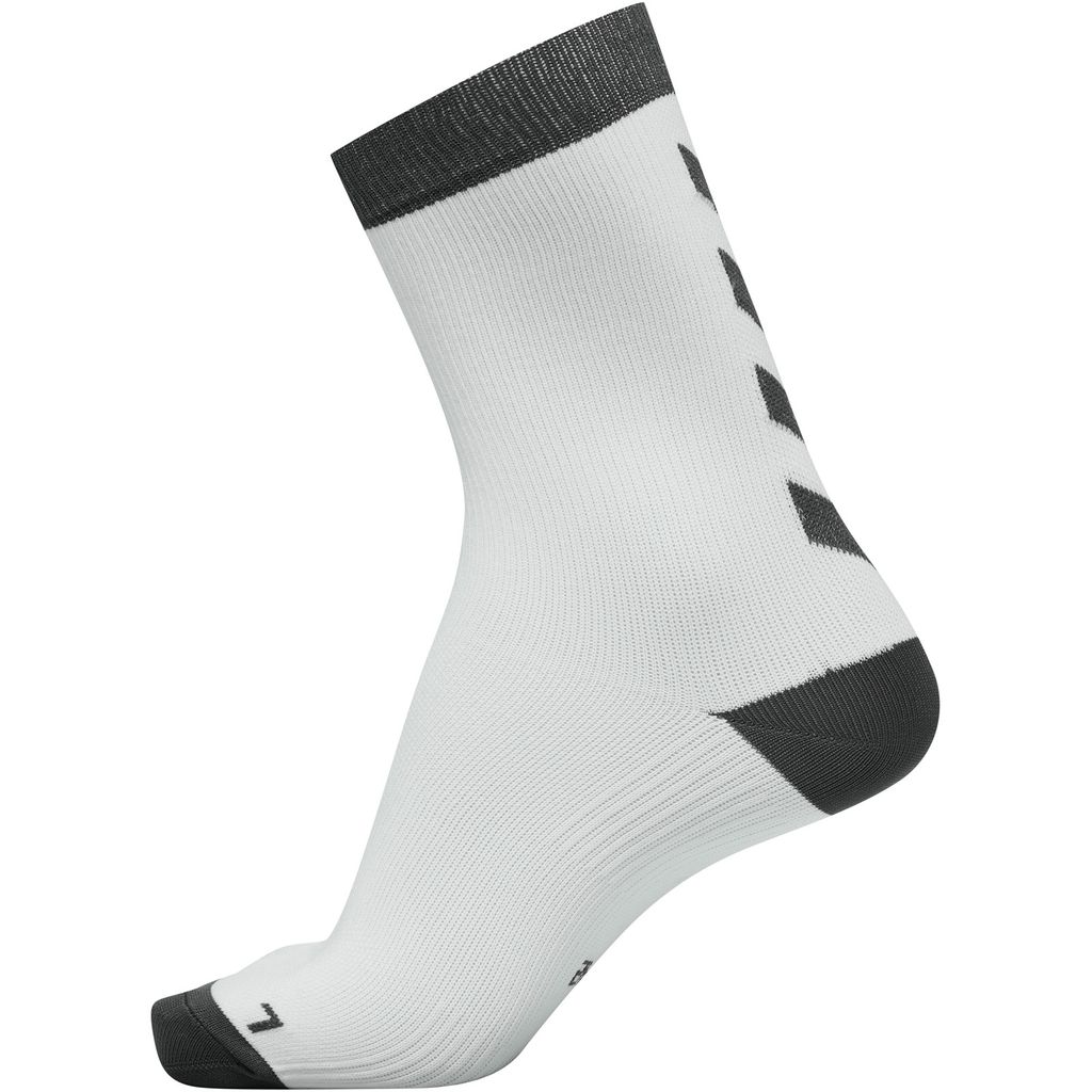 Hummel ELEMENT INDOOR SPORT SOCK 2 PA WHITE/ASPHALT 43-46