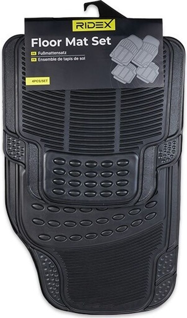 RIDEX Universal-Fußmatten 215A1422 Vorne und Hinten Gummi Produktbild 