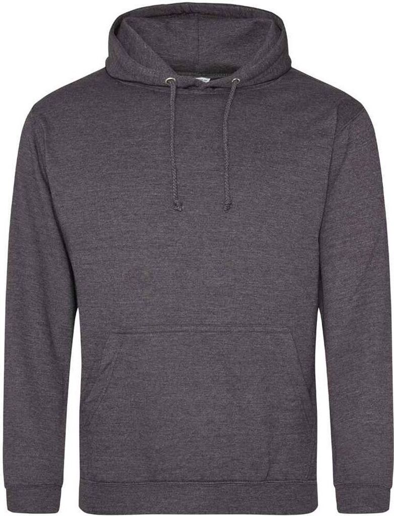 AWDis Cool - "College" Kapuzenpullover für Herren/Damen Uni PC6005 (S) (Holzkohle)