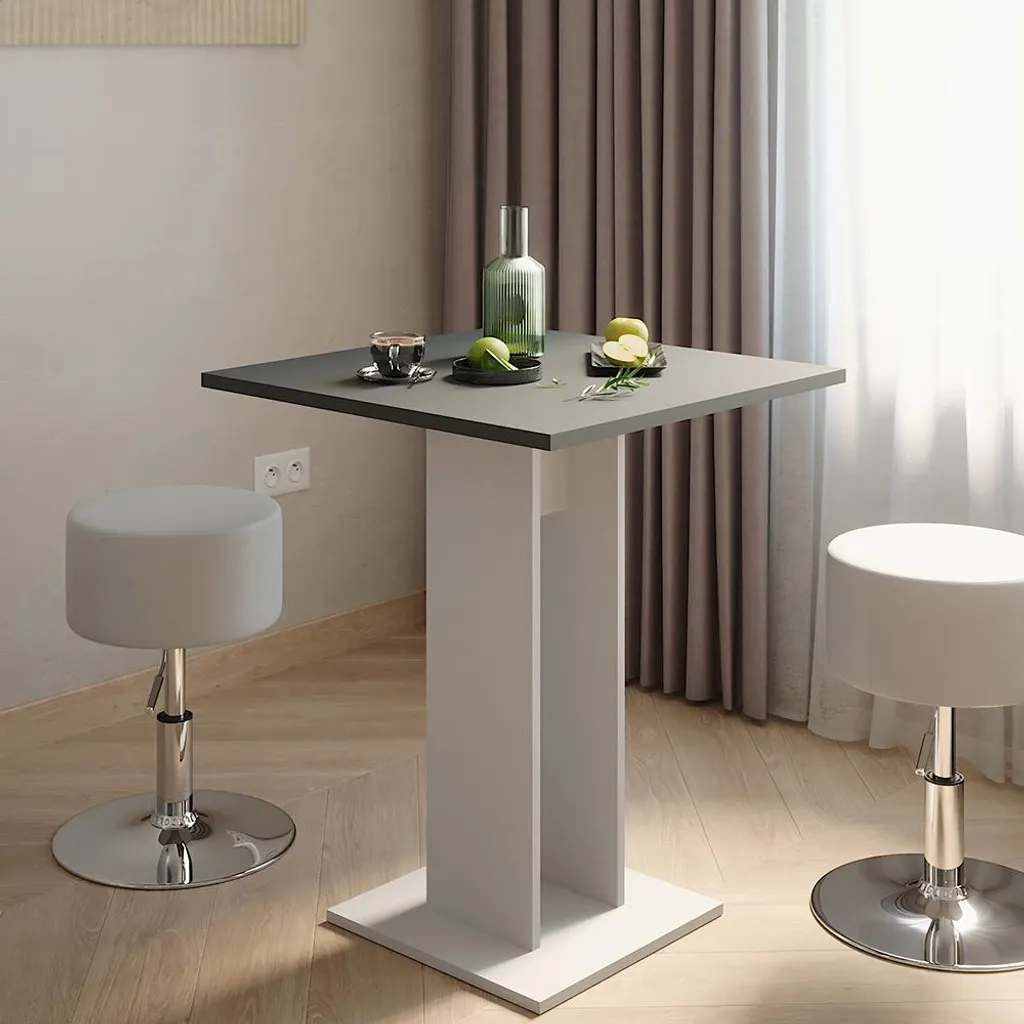 Set de table repas pour petit espace Vicco Repose 65 cm avec tabourets - 4