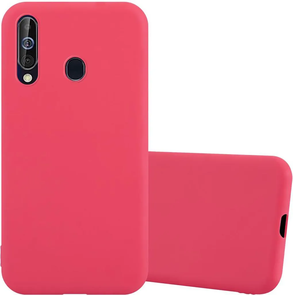 Cadorabo Cover Silicone Samsung A60 M40 Rosso - Prezzo Imbattibile