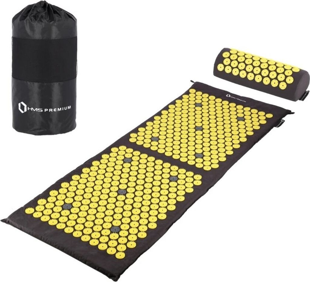 Akupresurní podložka s polštářkem HMS AKM04 Premium černá Obrázek produktu 1
