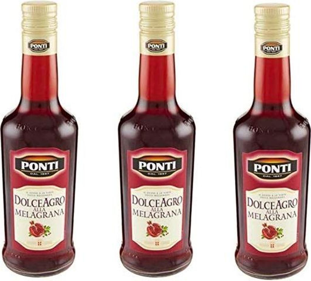 3x Ponti Aceto Dolce Agro Melagrana Granatapfelessig 500 ml Produktbild 