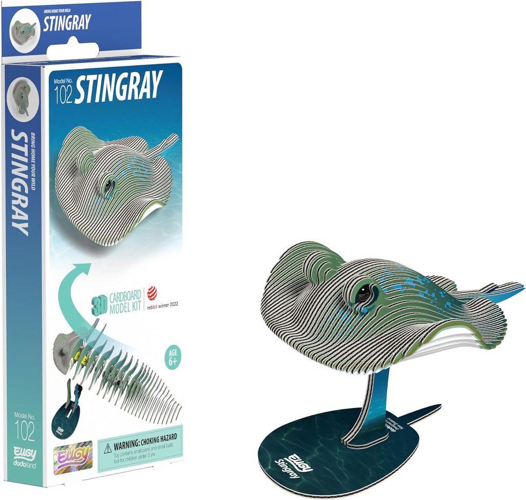 EUGY Stachelrochen 3D Modell-Bausatz