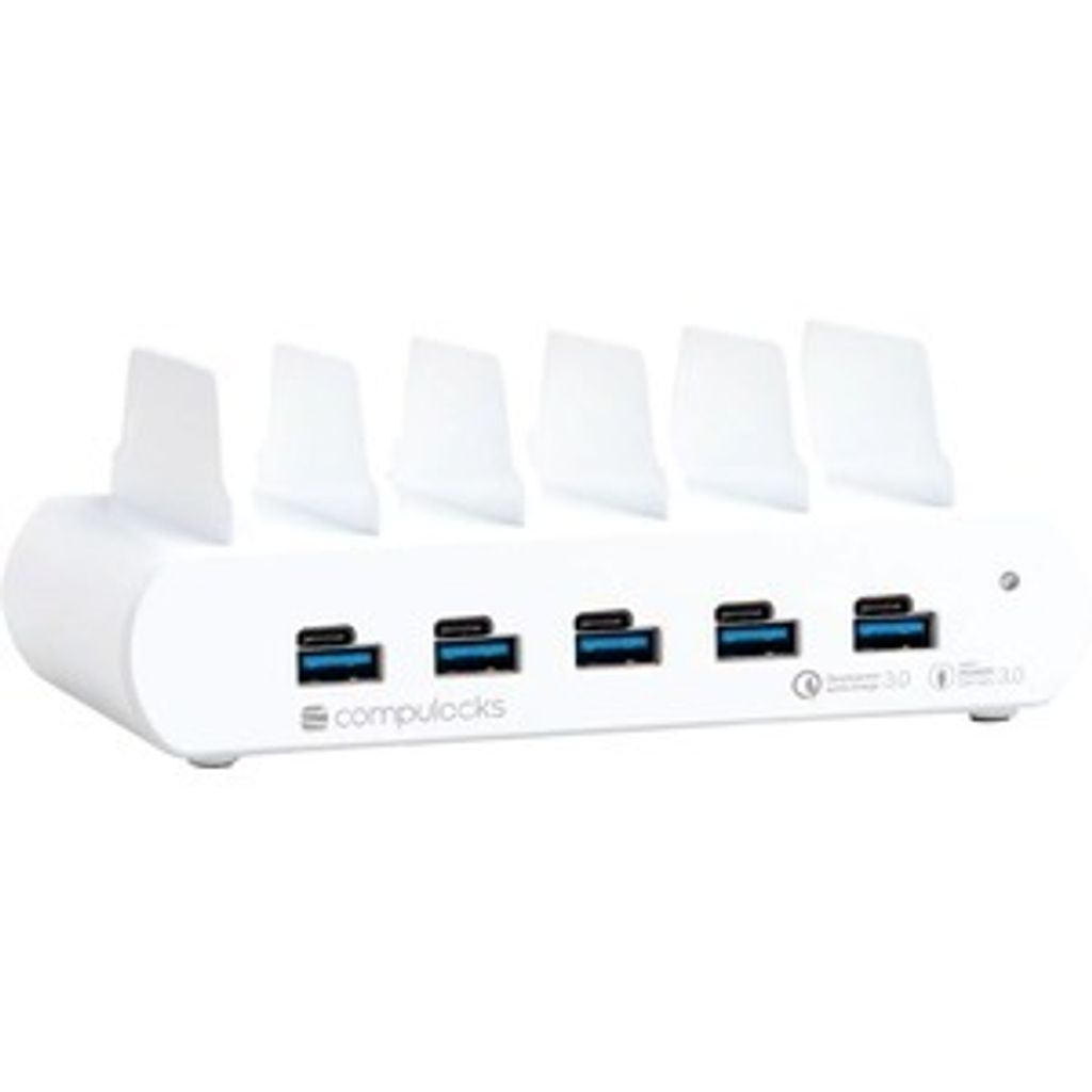 Compulocks 5P USB&USB-C Multiple Tablet Charg St UK (5PUSBCDKS-UK)