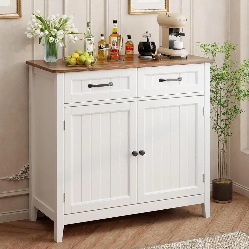 Buffet pour Salle à Manger et Cuisine - Meuble de Rangement Bar Café