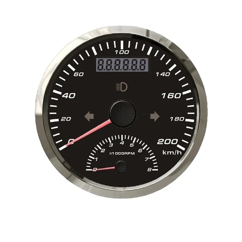 Compteur kilométrique GPS 200KM-BS idéal pour navigation marine et tuning