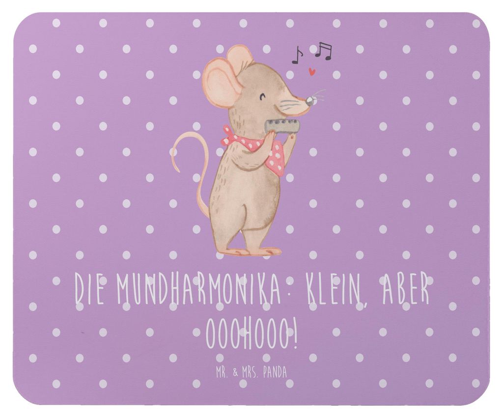 Mr. & Mrs. Panda Mousepad Mundharmonika Ohooo - Lavendeltraum - Geschenk, Lernen, Musiker, computer mauspad, Mouse Pad, Folklore, klein, laptop, Un...