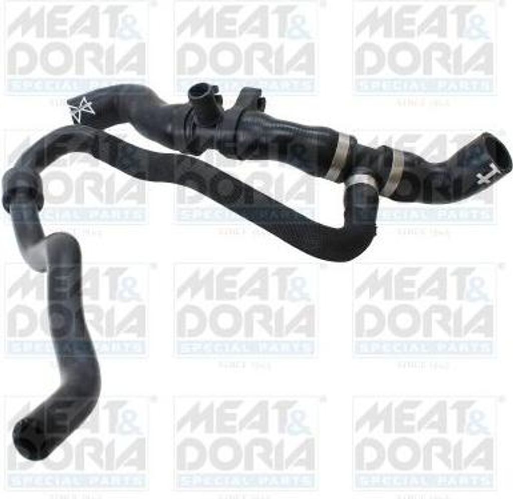 MEAT & DORIA 97235 Schlauch, Wärmetauscher Heizung OE 6R0122101BT kompatibel mit Ibiza