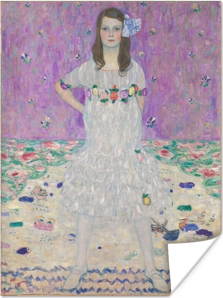 MuchoWow Poster Porträt von Mada Primavesi - Gemälde von Gustav Klimt 30x40 cm - Wandplakat - Poster Kinderzimmer