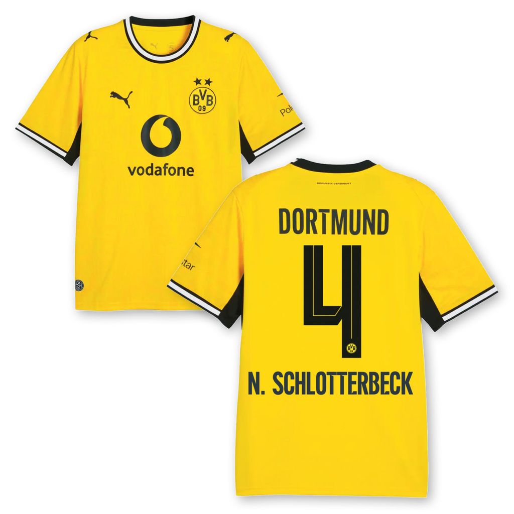 BVB Heimtrikot Erwachsen Saison 2026/27 Flock: Schlotterbeck - Größe: XXL