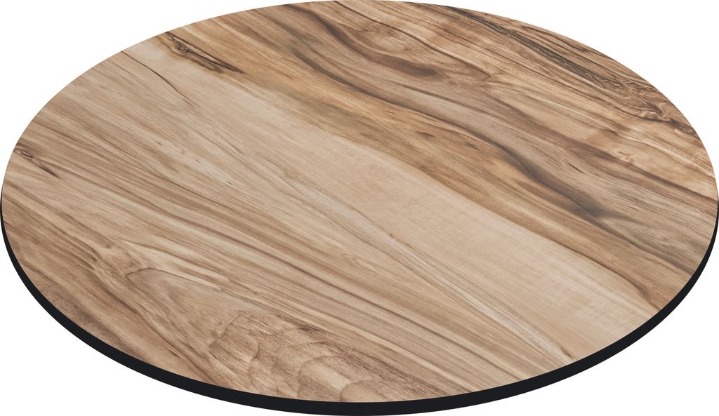 COMPACT | Gastro HPL Tischplatte | Ø 60 cm | Sheesham | Produktbild