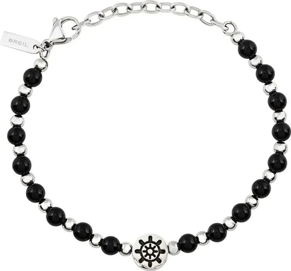 Breil TJ3590 Bracciale Uomo Argento 925 Soundwave con Timone