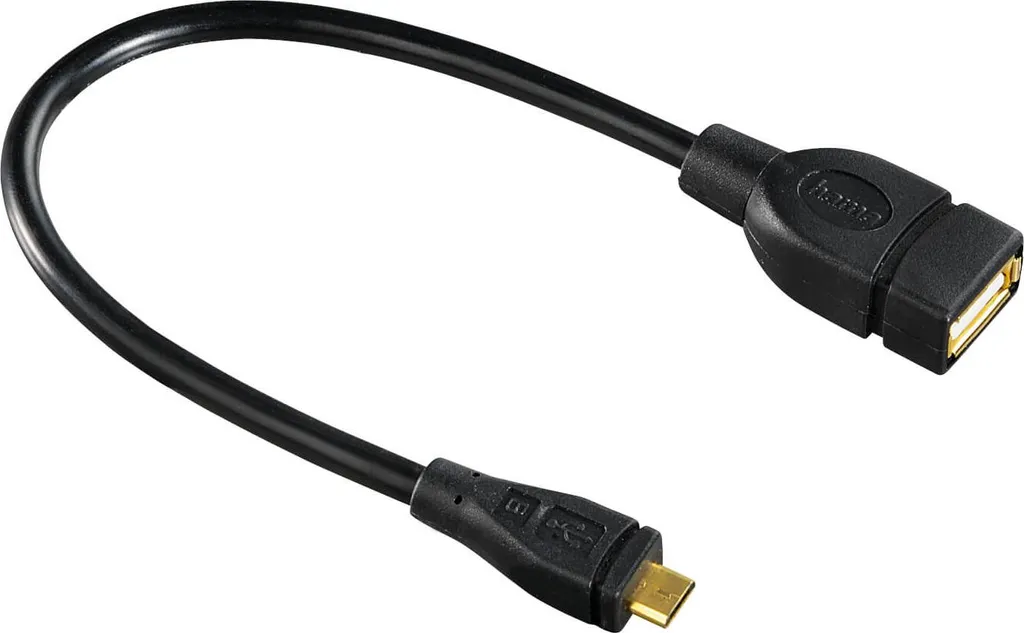 Hama 78426 Cavo OTG Micro USB 2.0 - Adattatore per Smartphone e Tablet