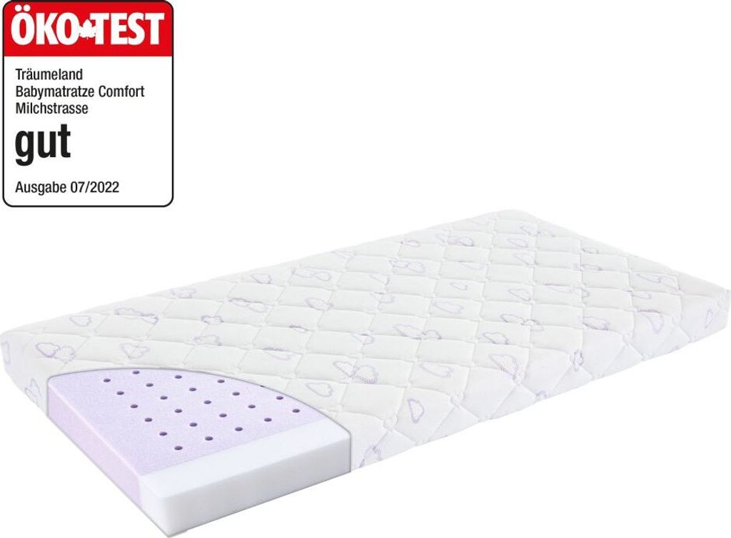Träumeland Babybett-Matratze Milchstraße 70 x 140 Produktbild 